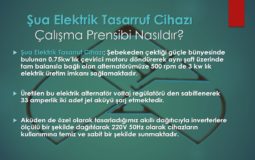 ŞUA ENERJİ ÇALIŞMA PRENSİPLERİ